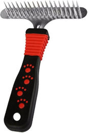 Produktbild von Zweireihige Stifte, bequemer Griff, Hundezubehör, Fellpflegekamm, Rechenkamm, Fellreinigungswerkzeug