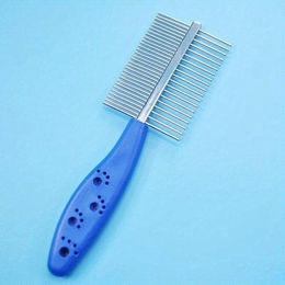 Produktbild von Zweiseitiger Hundekamm, Haarentfernungsbürste, Flohkamm, Katzen, Heimtierbedarf, Fellpflege, feinzahniger Haustierkamm, Reinigungswerkzeug, Hunde, Läusebürste 1pc