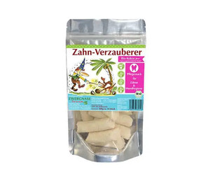 Produktbild von Zwergnase Bio-Kräuter Zahn-Verzauberer Pflegesnack Kokos PUR - 180 g
