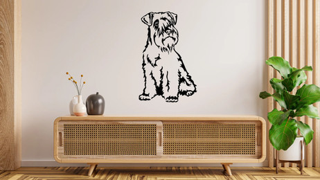 Produktbild von Zwergschnauzer Wandtattoo Wandsticker Wandaufkleber Wanddekoration