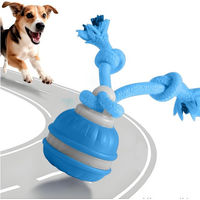 Produktbild von Zaewry Interaktives Hundespielzeug Elektrischer Intelligenzball mit Schnur aus TPR in Blau für erwachsene Hunde