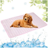 Produktbild von Zaewry Selbstkühlende Hundematte und Katzenmatte aus Plüsch in Rosa für erwachsene Tiere