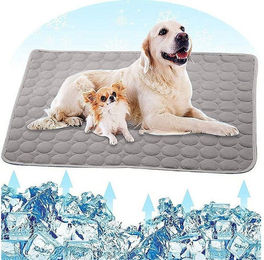 Zaewry Selbstkühlende Hundematte und Katzenmatte Grau für Hunde und Katzen Adult – Bild 1 von 4