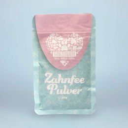 Produktbild von Zahnfee Pulver Probe Vegan Zahnpflege ohne tierisches Protein - 25 g