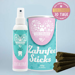 Produktbild von Zahnpflege Bundle mit Insekten Probiotika Pulver kaltgepresst für alle Größen - 150 ml