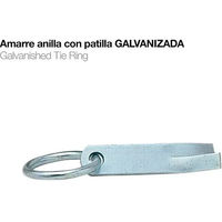 Produktbild von Zaldi Anbindering für Pferde aus Metall in Grau Silber