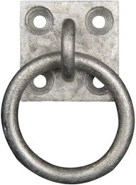 Produktbild von Zaldi Anbindering für Pferde aus Metall in Silber und Grau