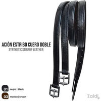 Produktbild von Zaldi AZS-24 Doppelte Leder-Riemen