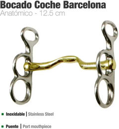 Zaldi Barcelona Anatomisch geformtes Gebiss für Pferde aus Edelstahl – Bild 1 von 1