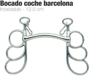 Zaldi Barcelona Gebiss für Pferde aus Edelstahl in Silber – Bild 1 von 1