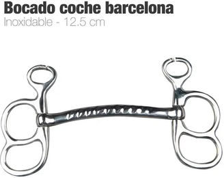 Zaldi Barcelona Gebiss für Pferde aus Edelstahl in Silber – Bild 1 von 1