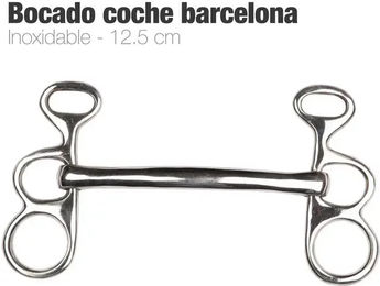 Zaldi Barcelona Gebiss für Pferde aus Edelstahl in Silber L20-15A – Bild 1 von 1