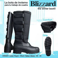 Produktbild von Zaldi Blizzard Reitstiefel für Damen und Herren aus Gummi in Schwarz für den Winter