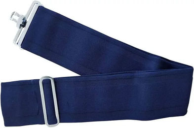 Zaldi Breiter elastischer Gurt für Pferdedecken in Schwarz oder Blau – Bild 1 von 1