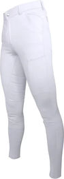 Zaldi Bres Turnierhose Full Grip Reithose Unisex Weiß Größe 42 – Bild 1 von 1