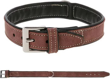 Produktbild von Zaldi California Hundehalsband aus Kunstleder in Braun Größe S