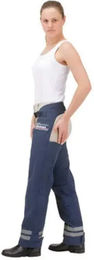 Zaldi Chaps Damen Regenüberhose wasserdicht Blau Größe S – Bild 1 von 1