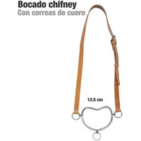 Produktbild von Zaldi Chifney Ledertrense für Pferde in Braun und Beige
