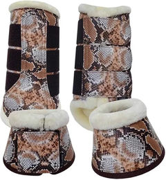 Produktbild von Zaldi Cobra AZBO-812 Pferdeschutzset mit Gamaschen aus Kunstleder in Bunt