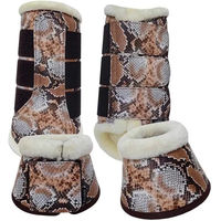 Produktbild von Zaldi Cobra AZBO-812 Pferdeschutzset mit Gamaschen aus Kunstleder in Bunt