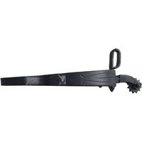 Produktbild von Zaldi Cowboy Reitsporen Eco mit kurzem Haken aus Metall Schwarz 40 mm