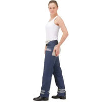 Produktbild von Zaldi Damen Regenüberhosen Chaps wasserdicht Blau XS
