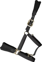 Zaldi Deluxe Pferd Halfter aus Nylon in Schwarz und Blau – Bild 1 von 1