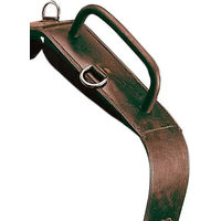 Produktbild von Zaldi Drehbare Pferdezügel mit Ledergriffen in Braun für Vollblut