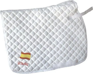 Produktbild von Zaldi Dressur Schabracke Fédération Royale Equestre Espagnole Weiß aus Polyester