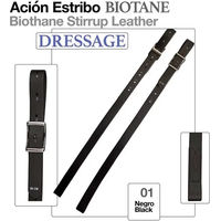 Produktbild von Zaldi Dressur Steigbügelriemen aus Biothane in Schwarz