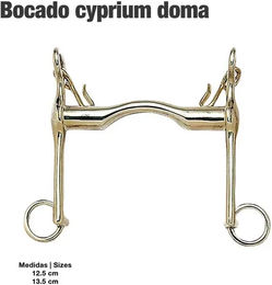 Zaldi Dressurtrense Cyprium 21259Y für Pferde in Gold 18 mm – Bild 1 von 1