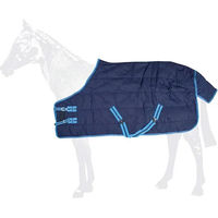 Produktbild von Zaldi Eco Winterdecke für Pferde aus Polyester in Blau Größe XS