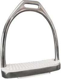 Produktbild von Zaldi Englische Steigbügel aus Edelstahl mit Block A01-14K in Silber