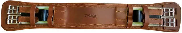 Zaldi Extra Leder Dressursattelgurt in Braun – Bild 1 von 1