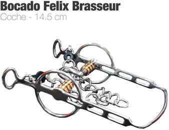 Zaldi Felix Brasseur Gebiss FB-21211-56 aus Edelstahl für Pferde – Bild 1 von 1