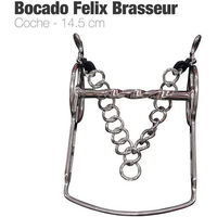 Produktbild von Zaldi Felix Brasseur Gebiss FB-2121111-56 aus Edelstahl für Pferde in Silber