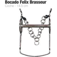Produktbild von Zaldi Felix Brasseur Gebiss FB-2121113-56 aus Edelstahl in Silber für Pferde