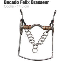 Produktbild von Zaldi Felix Brasseur Scheibengebiss für Pferde Silber FB-2121112-56