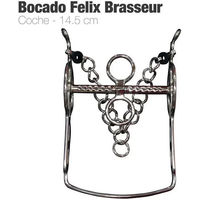 Produktbild von Zaldi Felix Brasseur Scheibenmiss für Pferde aus Edelstahl in Silber