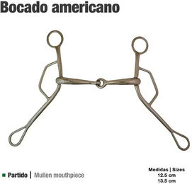 Zaldi Gag Bit Mundstück für amerikanische Pferde 212673-50 – Bild 1 von 1