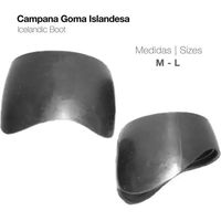 Produktbild von Zaldi Glocken für Islandpferde aus Gummi Schwarz Größe M