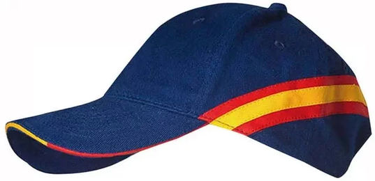 Zaldi Gorra Baseballkappe mit Spanienflagge aus Baumwolle Blau Unisex Einheitsgröße – Bild 1 von 1