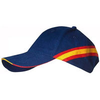 Produktbild von Zaldi Gorra Baseballkappe mit Spanienflagge aus Baumwolle Blau Unisex Einheitsgröße