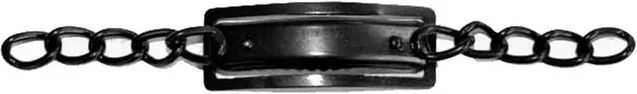 Zaldi Gourmette für Dressurpferde in Schwarz aus Metall – Bild 1 von 1