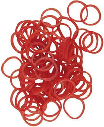Produktbild von Zaldi Haarband 41246 Rot aus Gummi für Pferde