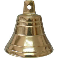 Produktbild von Zaldi Hufglocken aus Metall in Gold 6er Pack