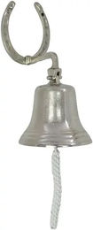 Zaldi Hufglocken für Pferde aus Metall in Silber/Grau/Weiß DI-6029-N – Bild 1 von 1