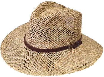 Produktbild von Zaldi Indiana Strohhut für Damen und Herren in Beige Größe 55/57 cm
