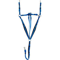Produktbild von Zaldi Jagdhalsband mit Martingal für Pferde aus Biothane in Blau