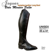 Produktbild von Zaldi Jaguar 8181 Reitstiefel aus Leder für Damen und Herren in Schwarz wasserabweisend